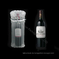 Kundenspezifische transparente PE Luft Säulen Tasche für Weinflasche